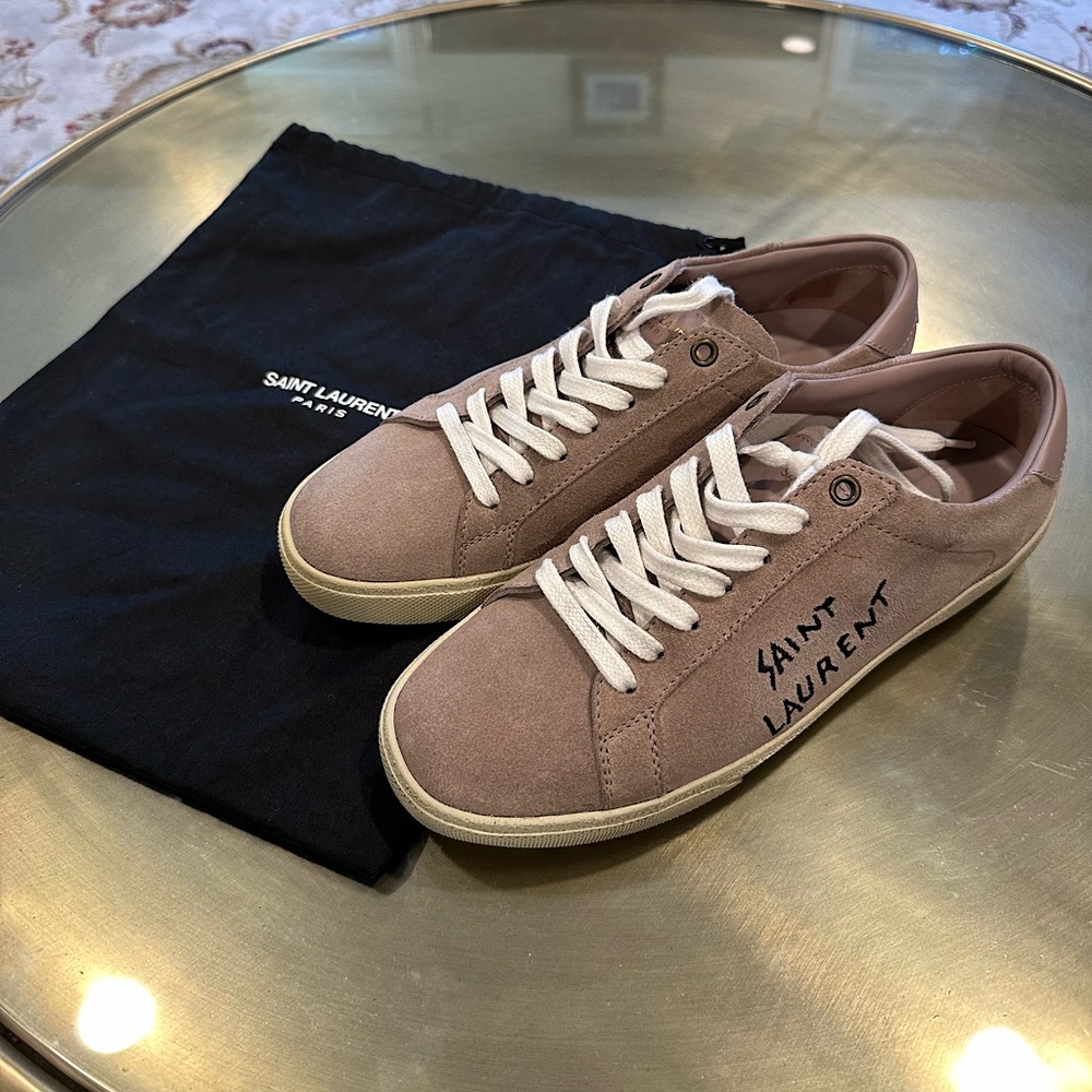 Saint Laurent SL-06 Court Classic Sneaker Size 38.5